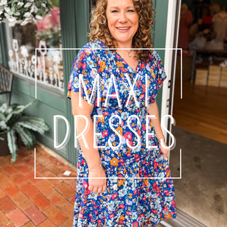 A collection of maxi length style dresses