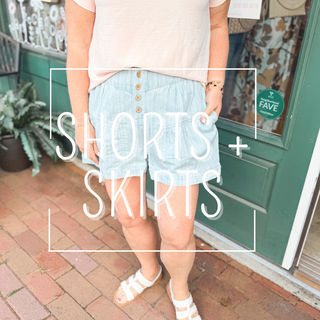 a collection of shorts and skirts at the southern loft