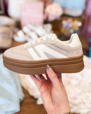 Take A Walk Color Block Platform Sneakers