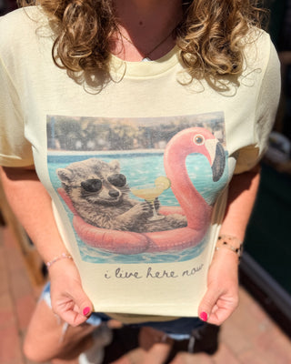 A Feral Vacation - Raccoon Graphic Tee - The Southern Loft