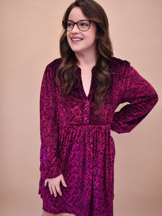 A Great Escape Velvet Mini Dress - The Southern Loft