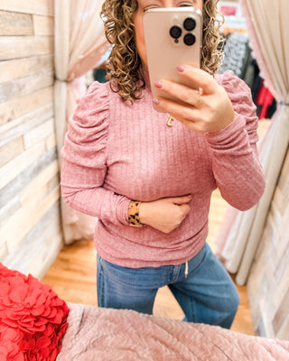 All For You Puff Sleeve Top - The Southern Loft