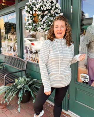 Along The Path Half Zipper Hoodie - The Southern Loft
