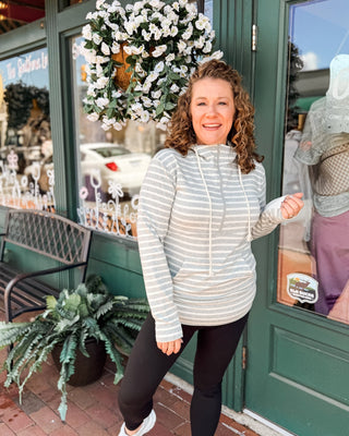 Along The Path Half Zipper Hoodie - The Southern Loft