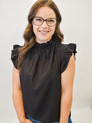 As You Please Mock Neck Top - The Southern Loft
