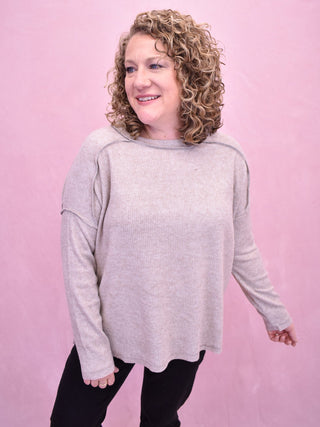 Authentic Affection Ribbed Top - The Southern Loft