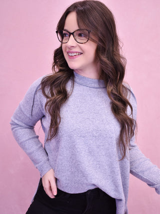 Authentic Affection Ribbed Top - The Southern Loft