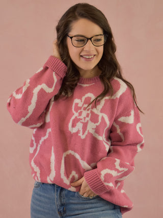 Back For You Floral Sweater - The Southern Loft