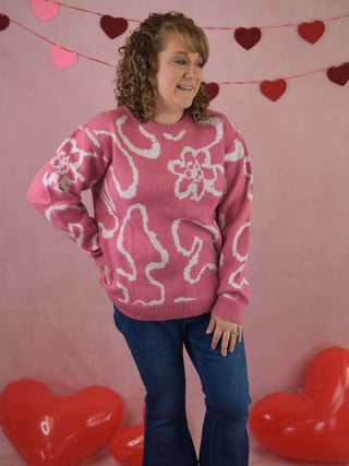 Back For You Floral Sweater - The Southern Loft