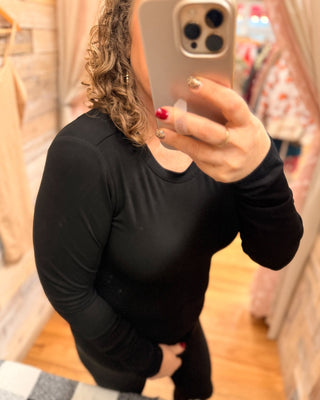 Back to the Basics Long Sleeve Bodysuit - The Southern Loft
