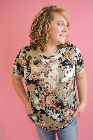 Be Here Forever Floral Top - The Southern Loft