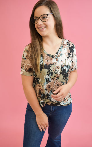 Be Here Forever Floral Top - The Southern Loft