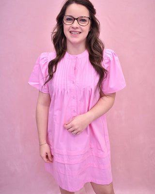 Best Case Scenario Pleated Mini Dress - The Southern Loft