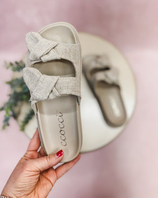 Billie Knotted Double Strap Sandal - The Southern Loft