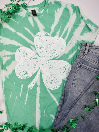 Bleached Clover Graphic Tee - The Southern Loft
