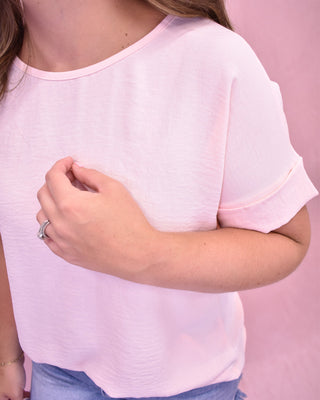 Carefree Charm Lightweight Matte Top - The Southern Loft