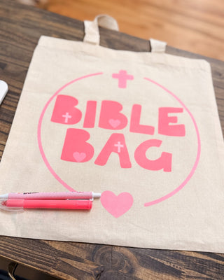Carry Me With You - Canvas Bible Bag - The Southern Loft