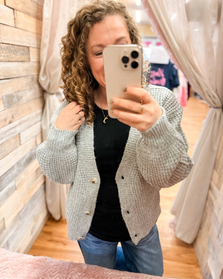Casual Stroll Button Front Cardigan - The Southern Loft