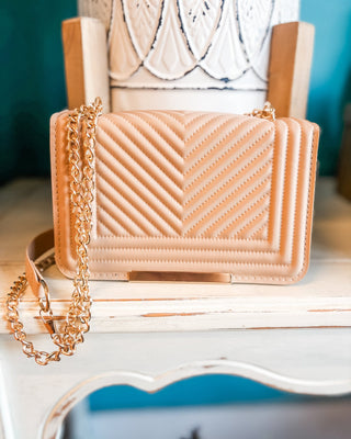 Chevron Crossbody Flap Bag - The Southern Loft