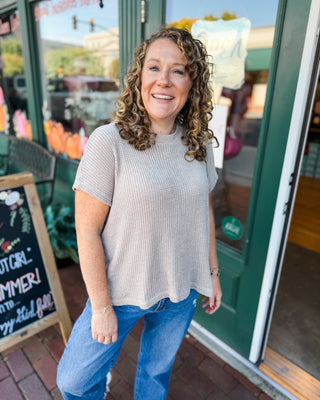 Chic & Chenille Cap Sleeve Sweater Top - The Southern Loft