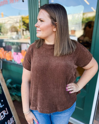 Chic & Chenille Cap Sleeve Sweater Top - The Southern Loft