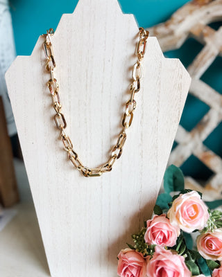 Chunky Paperclip Chain Link Necklace - The Southern Loft