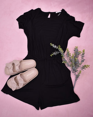 Cozy Lifestyle Basic Romper - The Southern Loft