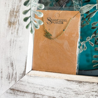 Dainty Initial Necklace - The Southern Loft