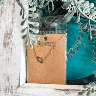 Dainty Initial Necklace - The Southern Loft