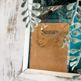 Dainty Initial Necklace - The Southern Loft