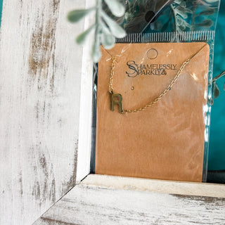Dainty Initial Necklace - The Southern Loft