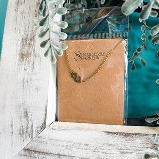 Dainty Initial Necklace - The Southern Loft