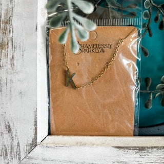 Dainty Initial Necklace - The Southern Loft