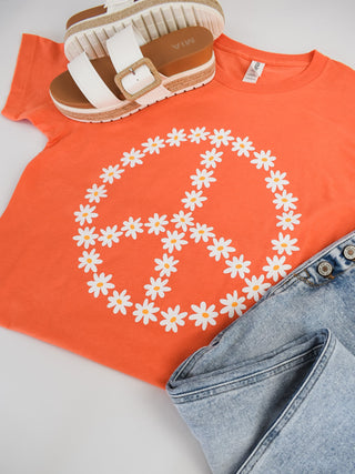 Daisy Peace Graphic Tee - The Southern Loft