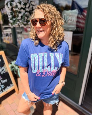 Dilly + Dally Leopard Print Graphic Tee - The Southern Loft