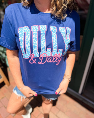 Dilly + Dally Leopard Print Graphic Tee - The Southern Loft