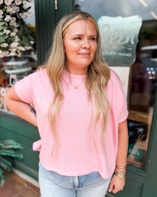 Easy Days Cotton Slub Boxy Tee - The Southern Loft