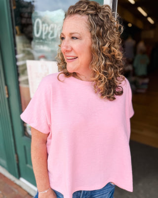 Easy Days Cotton Slub Boxy Tee - The Southern Loft