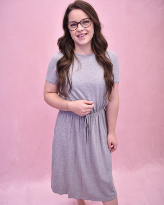 Effortless Vibes Drawstring Waist Dress - The Southern Loft