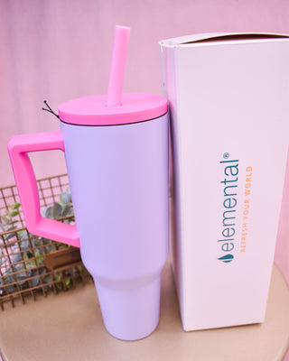 Elemental Commuter 40oz Tumbler - Lilac Tie Dye - The Southern Loft