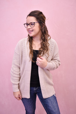 EverSoft Eyelet Cardigan - The Southern Loft