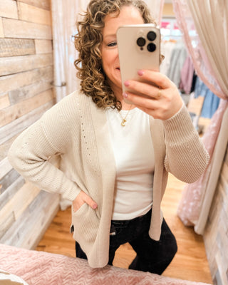EverSoft Eyelet Cardigan - The Southern Loft