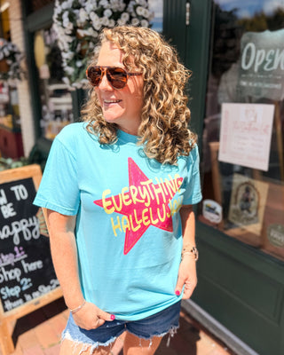Everything Hallelujah Star Graphic Tee - The Southern Loft