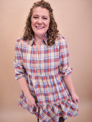 Fair And Square Checkered Mini Dress - The Southern Loft