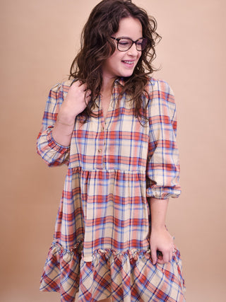 Fair And Square Checkered Mini Dress - The Southern Loft