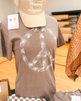 Fall in Floral Peace Graphic Tee - The Southern Loft