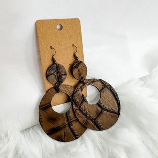 Feel That Way Double Drop Earrings - The Southern Loft