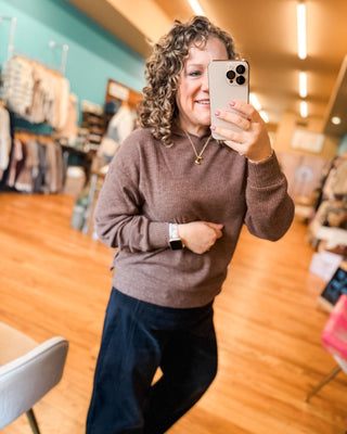 Flight Plans Ribbed Hoodie Pullover - The Southern Loft