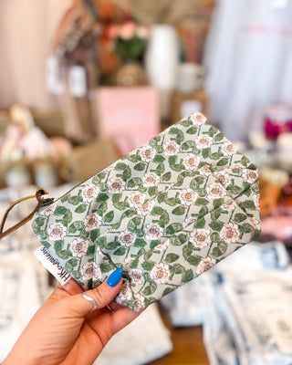 Floral Zipper Pouch - The Southern Loft