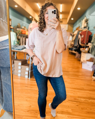 Forgotten Promises Boyfriend Fit Top - The Southern Loft